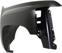 Front Fender Primed Steel Right Passenger Side Direct Replacement Compatible With 2007-2013 Chevrolet Silverado 1500/2007-2014 2500 3500 GM1241341 22977474
