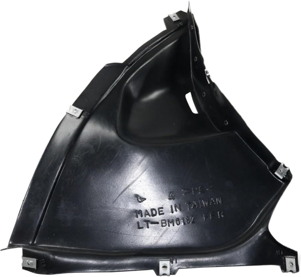 Front Section Fender Liner Right Passenger Side Direct Replacement Compatible With 2014-2019 BMW 3-Series GT BM1251135 51717294932