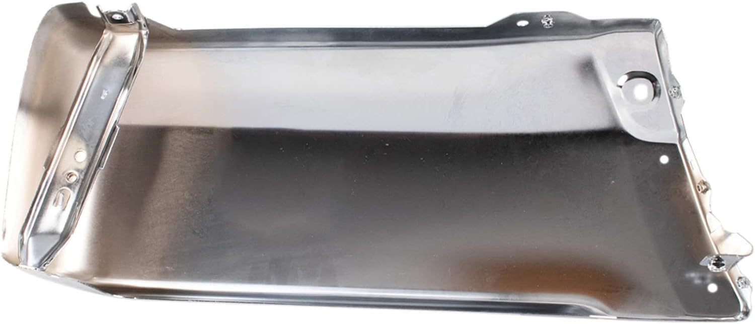Set Of 2 Rear Bumper End Cap Chrome Steel Left Driver & Right Passenger Side Direct Replacement Compatible With 1996-2002 Toyota 4Runner TO1105103 TO1104103 5210635081 5210735071