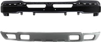 Front Bumper Face Bar Primed Without Bracket And Cap + Lower Valance Textured Direct Replacement Compatible With 2003-2006 Chevrolet Silverado 1500 2500HD 3500 GM1092173 GM1002417