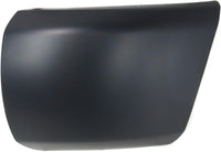 Front Bumper Chrome Steel + Lower Valance + Extension Textured + Set Of 2 End Cap Primed Left & Right Side Direct Replacement Compatible With Chevrolet Silverado 1500 2007-2013