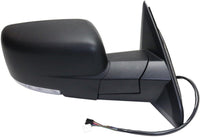 Front Mirror Power Folding Heated Textured Left Driver & Right Passenger Side Direct Replacement Compatible With Ram 1500 2013-2018/2500 2013-2017 DG100ER-S DG100EL-S