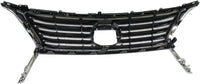Front Grille Silver Shell & Insert Direct Replacement Compatible With 2013-2015 Lexus RX350 LX1200144 531010E140