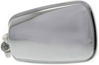 AUTOS PARTS PLUS Set Of 2 Front Mirror Manual Adjust Non-Folding Non-Heated Chrome Left Driver & Right Passenger Side Direct Replacement Compatible With 1968-1977 Volkswagen Beetle VW1320101 VW1321101