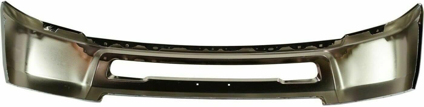 AUTOS PARTS PLUS Front Bumper Chrome Steel Without Fog Light Holes Direct Replacement Compatible With 2010-2018 Dodge Ram 2500 3500 CH1002391 68045699AB