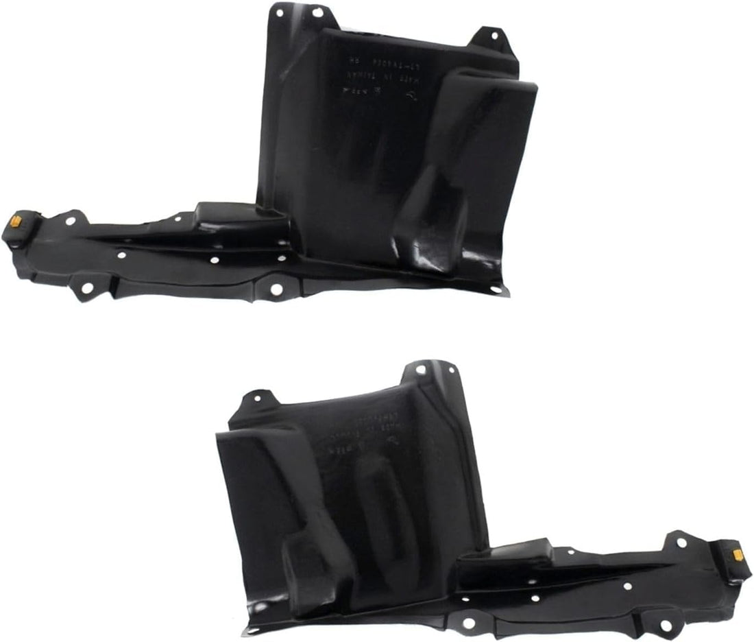 Set of 2 Front Engine Splash Shield Under Cover Left Driver & Right Passenger Side Direct Replacement Compatible with 2016-2018 Toyota Prius / 2017-2018 Prime TO1228225 TO1228226