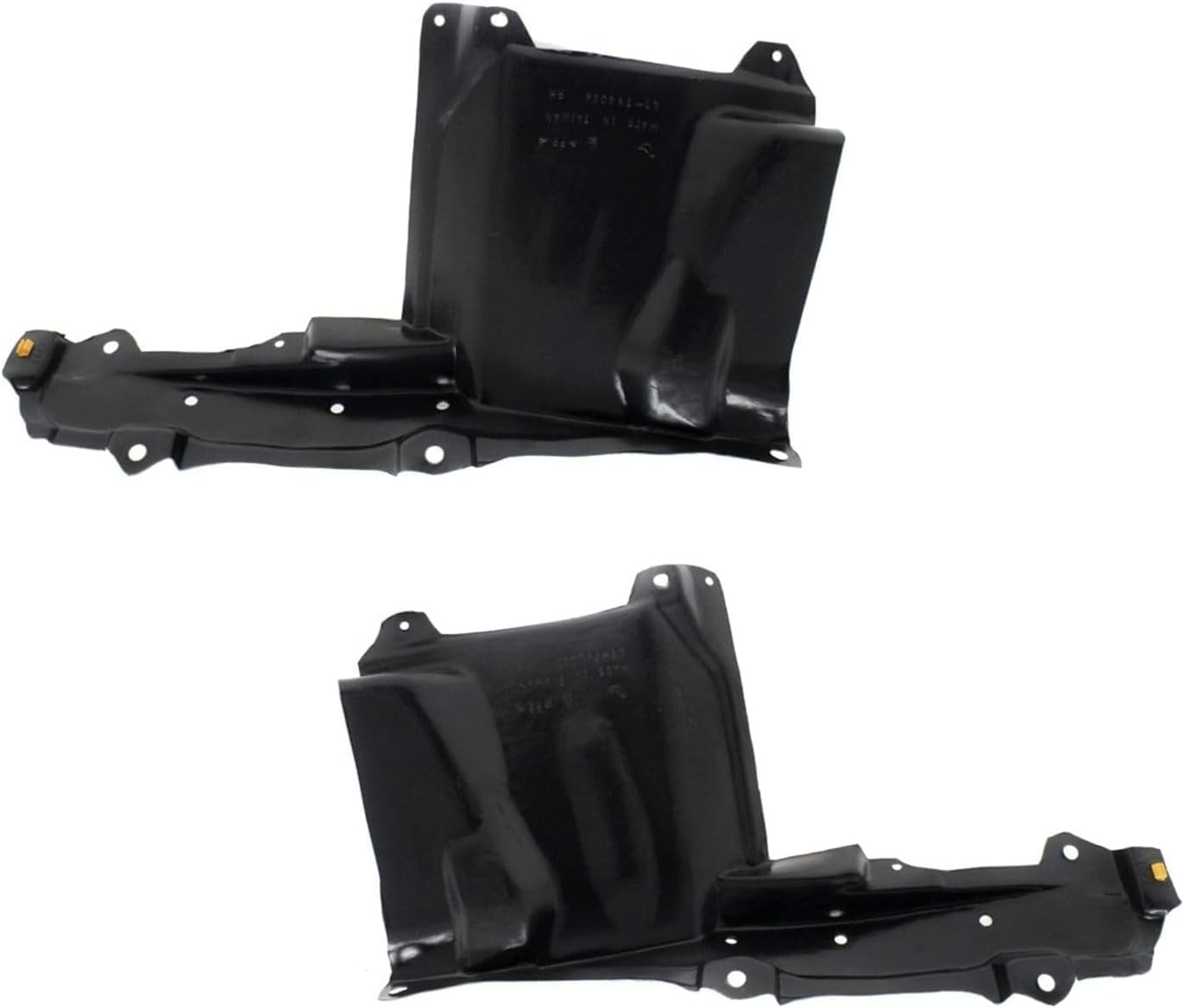 Set of 2 Front Engine Splash Shield Under Cover Left Driver & Right Passenger Side Direct Replacement Compatible with 2016-2018 Toyota Prius / 2017-2018 Prime TO1228225 TO1228226