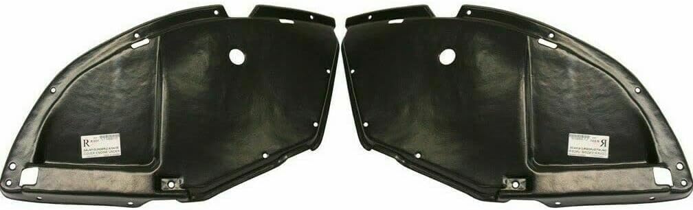 Set of 2 Front Engine Splash Shield Under Cover Plastic Left Driver & Right Passenger Side Direct Replacement Compatible with 2004-2012 Mitsubishi Galant MI1228103 MI1228104