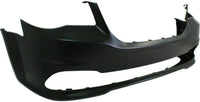 Front Bumper Cover Primed With Fog Light Holes + Lower Grille Textured Gray Direct Replacement Compatible With 2011-2020 Dodge Grand Caravan CH1000A02 CH1036115 68088966AA 68100690AA