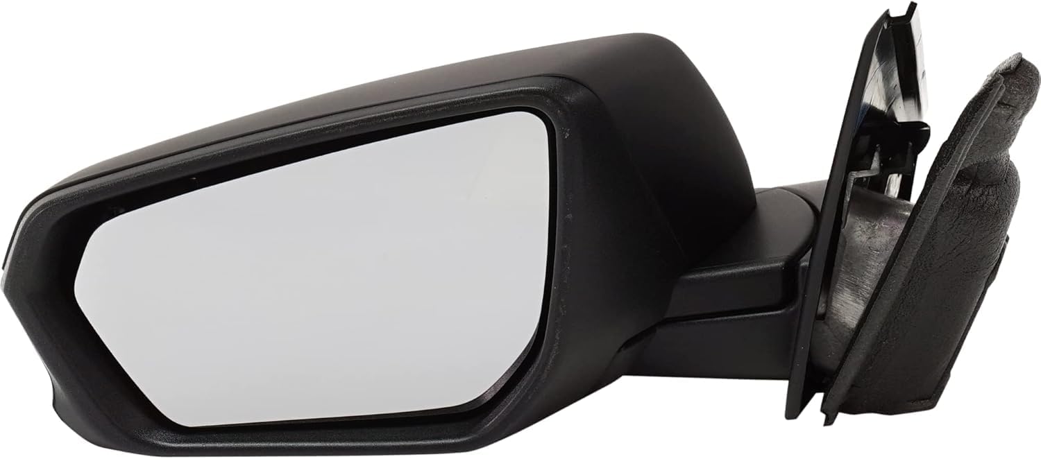 Front Power Mirror Manual Folding Heated Primed Left Driver Side Direct Replacement Compatible With 2018-2023 Chevrolet Equinox/GMC Terrain GM1320560 84225382 23406417