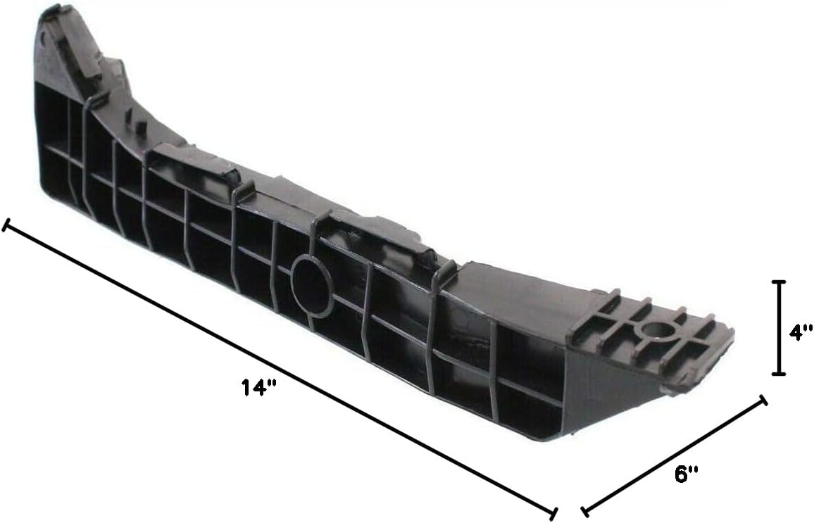 Front Bumper Bracket Right Passenger Side Direct Replacement Compatible With 2007-2012 Lexus ES350 LX1043107 5214533050