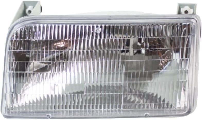 Set Of 2 Front Headlights Assembly Right Passenger & Left Driver Side Direct Replacement Compatible With 1992-1997 Ford F-Series FO2503114 FO2502118 F2TZ13008A F2TZ13008B