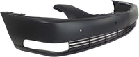 Front Bumper Cover Primed Plastic + Fog Lights Left Driver & Right Passenger Side Direct Replacement Compatible With 2006-2011 Cadillac DTS