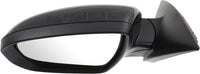 Front Power Mirror Manual Folding Heated Primed Left Driver Side Direct Replacement Compatible With 2014-2015 Kia Optima KI1320175 876104C501
