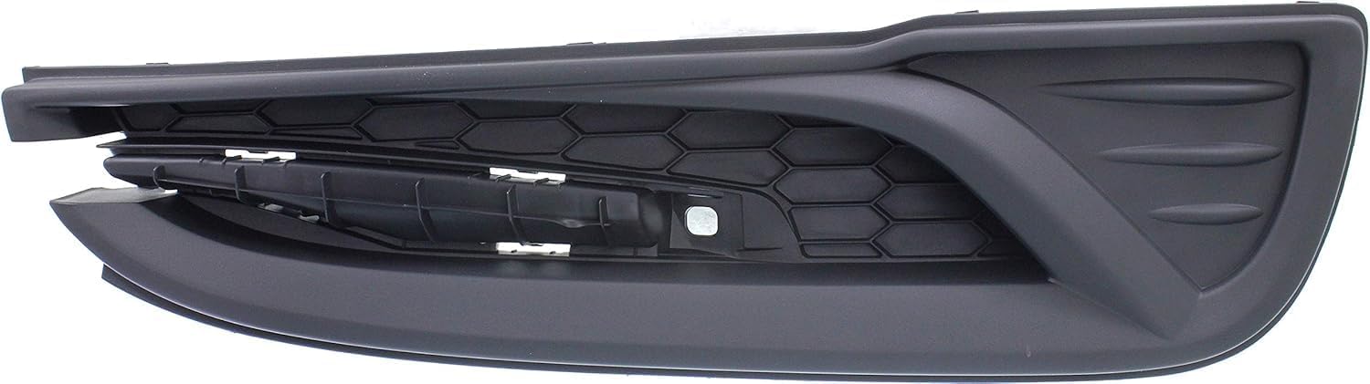 Front Fog Light Cover Textured Right Passenger Side Direct Replacement Compatible With 2013-2015 Honda Civic HO1039113 71106TR3A61
