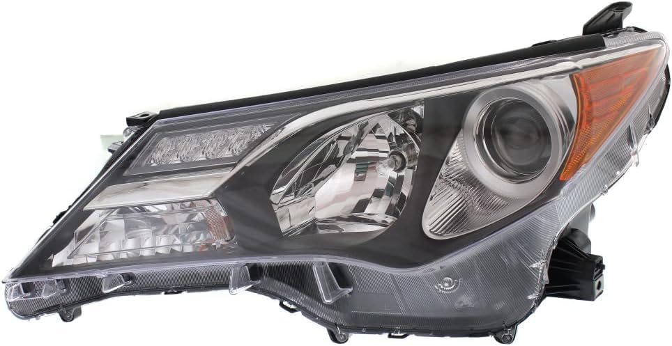 Front Head Light Assembly Left Driver Side Direct Replacement Compatible With 2013-2015 Toyota RAV4 TO2502217 811500R042