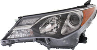 Front Head Light Assembly Left Driver Side Direct Replacement Compatible With 2013-2015 Toyota RAV4 TO2502217 811500R042
