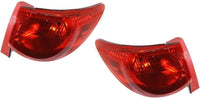 Set Of 2 Tail Light Outer Assembly Red Lens Left Driver & Right Passenger Side Direct Replacement Compatible With 2009-2012 Chevrolet Traverse GM2801238 GM2800238 15912686 15912687