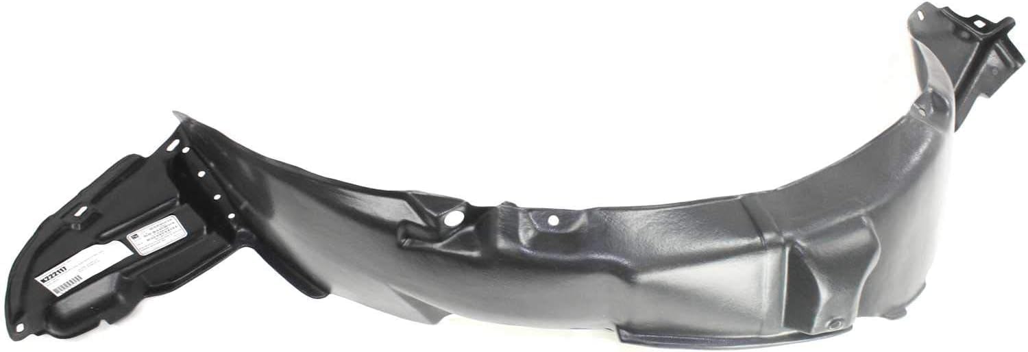 Front Fender Liner Right Passenger Side Direct Replacement Compatible with 2004-2009 Kia Spectra KI1251110 868122F000