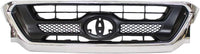 Front Grille Assembly Chrome Shell With Primed Insert Plastic Direct Replacement Compatible With 2012-2015 Toyota Tacoma TO1200351 5310004491