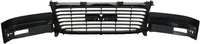 Front Grille Chrome Shell/Painted Black Insert Direct Replacement Compatible With 2003-2023 GMC Savana 1500 2500 3500 GM1200532 84689071