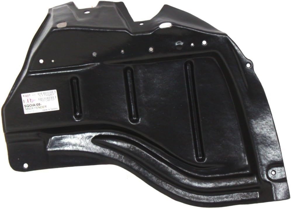 Front Fender Section Liner Extension Left Driver Side Direct Replacement Compatible With 2008-2022 Toyota Sequoia TO1248153 538060C030