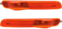 Set Of 2 Front Side Marker Light Left Driver & Right Passenger Driver Side Direct Replacement Compatible With 2000-2002 Saturn S-Series GM2551183 GM2550183 21110858 21110857