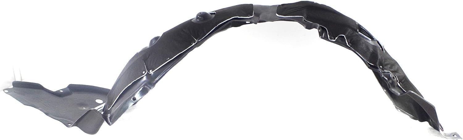 Front Fender Liner Right Passenger Side Direct Replacement Compatible With 2009-2010 Lexus IS250 / IS350 LX1249115 5380553040