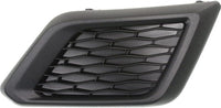 Front Fog Light Cover Textured Right Passenger Side Direct Replacement Compatible With 2014-2016 Nissan Rogue NI1039131 622564BA0A