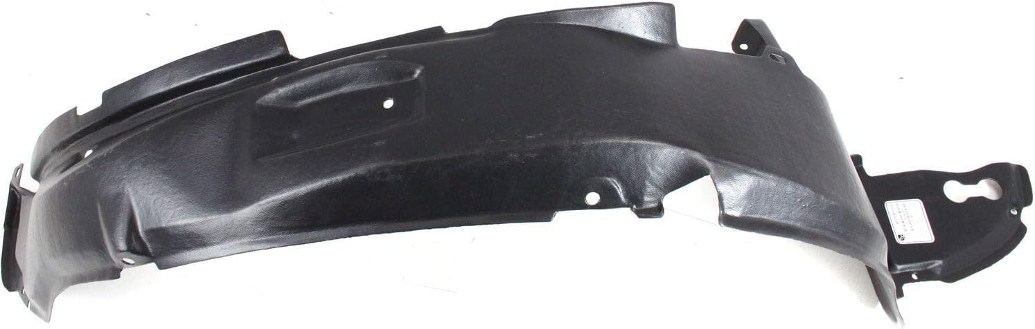 Front Fender Liner Right Passenger Side Direct Replacement Compatible with 2001-2006 Hyundai Santa Fe HY1249107 8681226000