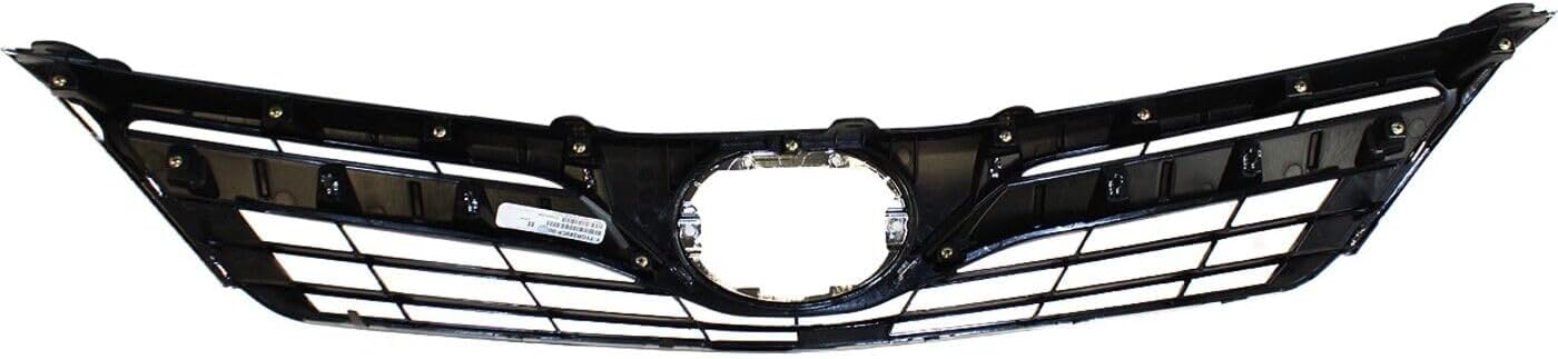 AUTOS PARTS PLUS Front Grille Primed Shell And Insert With Chrome Molding Direct Replacement Compatible With 2012-2014 Toyota Camry TO1200343 5310106560