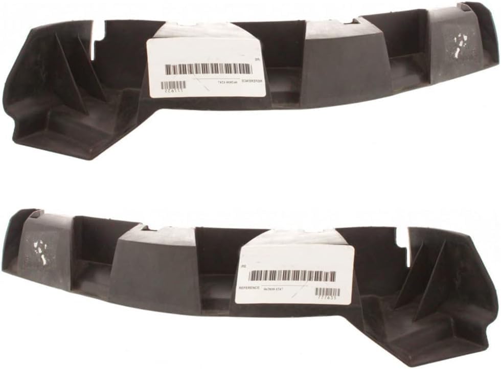 Set Of 2 Front Bumper Filler Support Bracket Left Driver & Right Passenger Side Direct Replacement Compatible With 2007-2010 Chevrolet Silverado 2500/3500 GM1042109 GM1043109