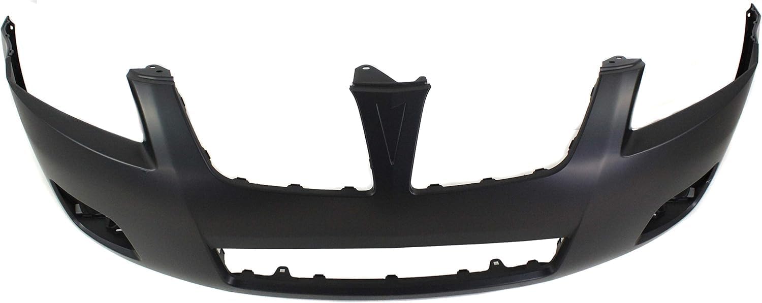 Front Bumper Cover Primed Plastic + Lower Center Grille Replacement Compatible With 2009-2010 Pontiac Vibe