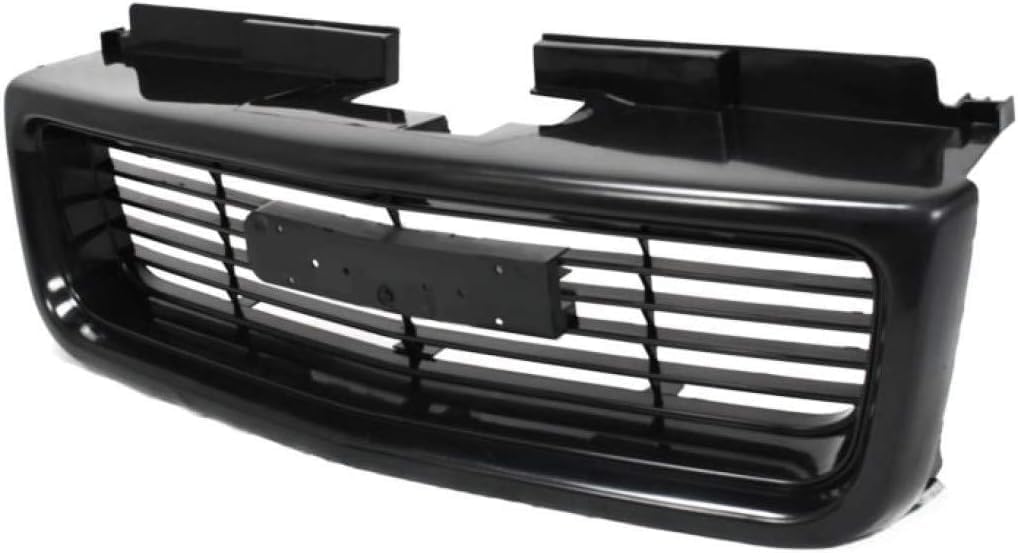 Front Grille Textured Shell And Insert Direct Replacement Compatible With 1998-2005 GMC Jimmy / 1998-2004 Sonoma GM1200436 12472678