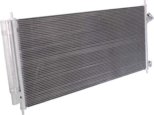 Front A/C Condenser Aluminum Core Direct Replacement Compatible With 2009-2014 Honda Fit HO3030153 80110TK6A01