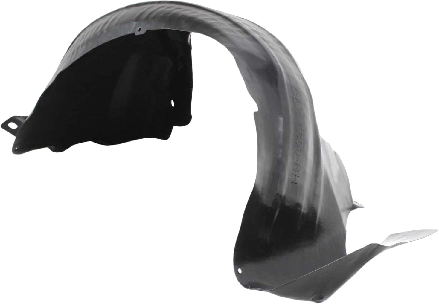 Front Fender Liner Right Passenger Side Direct Replacement Compatible with 1999-2004 Ford Mustang FO1251111 2R3Z16102AA