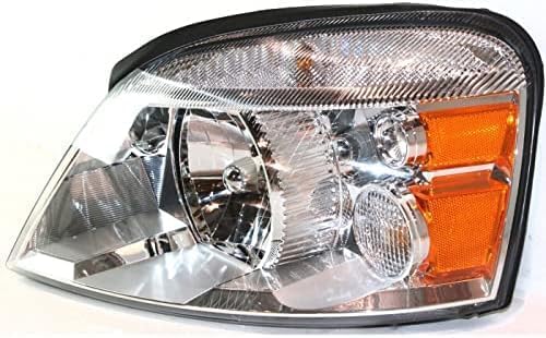 Set Of 2 Front Headlight Assembly Halogen Right Passenger & Left Driver Side Direct Replacement Compatible With 2004-2007 Ford Freestar/Mercury Monterey FO2502203 FO2503203