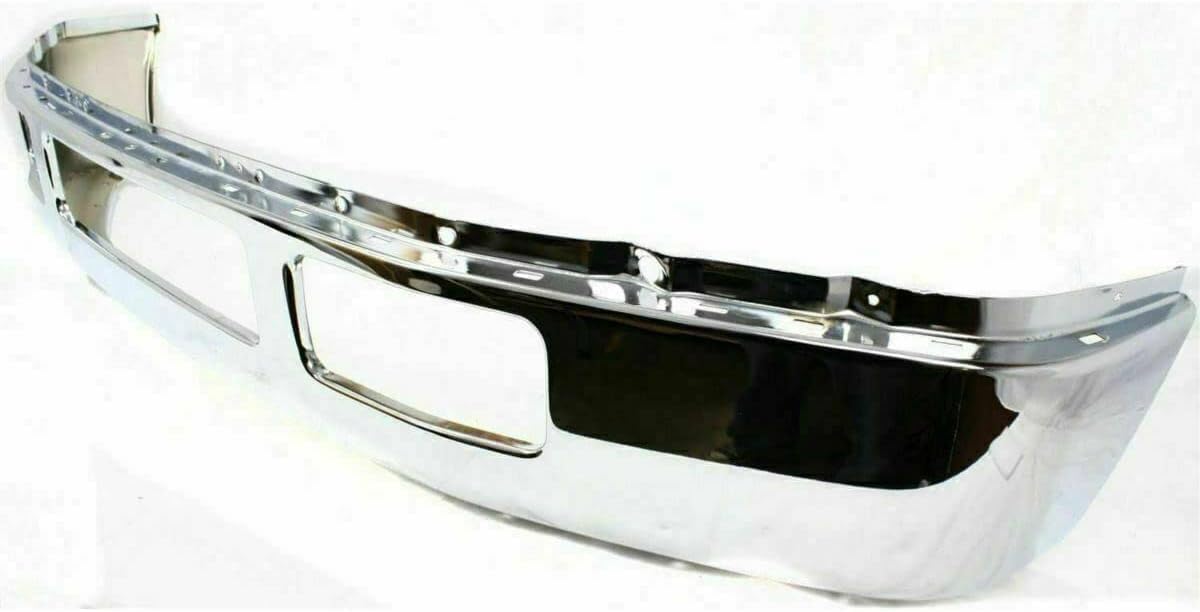 Front Bumper Chrome Steel Direct Replacement Compatible With 2005-2007 Ford F-Series Super Duty FO1002392 5C3Z17757BA