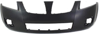 Front Bumper Cover Primed Plastic + Upper & Lower Grille + Headlight + Fog Light + Trim Left Driver & Right Passenger Side Replacement Compatible With 2009-2010 Pontiac Vibe