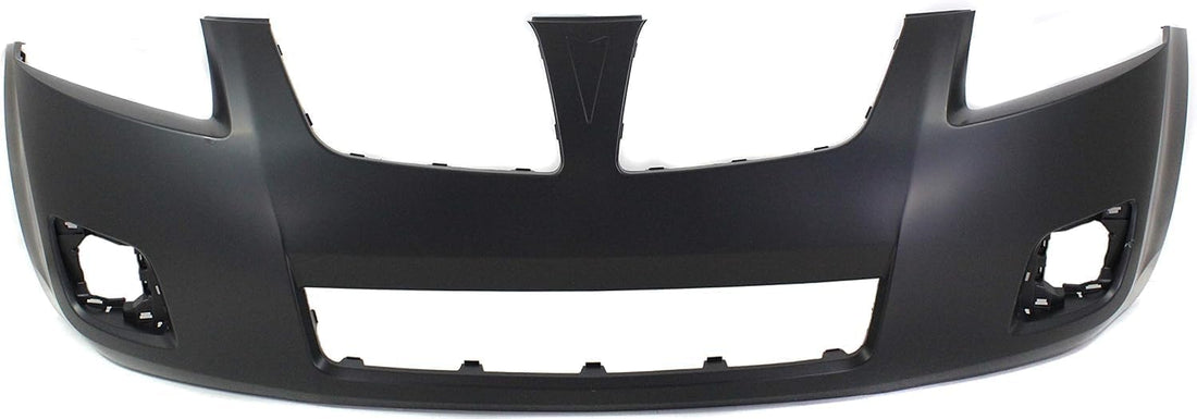 Front Bumper Cover Primed Plastic + Lower Center Grille Replacement Compatible With 2009-2010 Pontiac Vibe