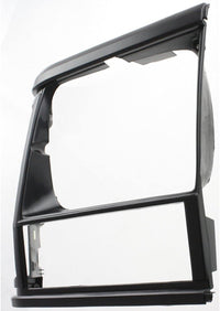 Front Header Panel + Grille + Headlight Door Bezel Primed Left Driver & Right Passenger Side Direct Replacement Compatible With 1991-1996 Jeep Cherokee CH1220107 CH1200177 CH2512124