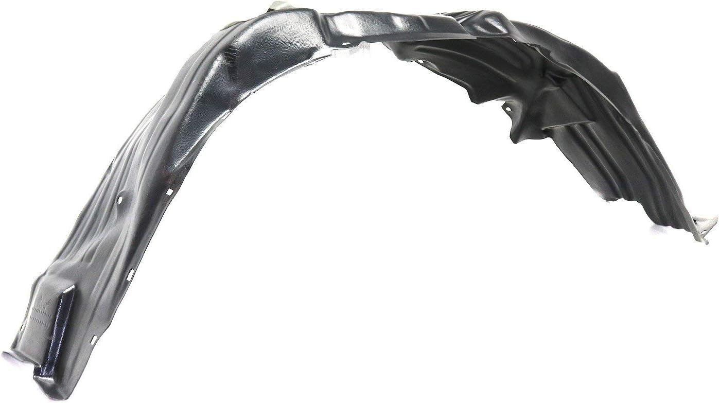 Front Fender Liner Vacuum Form Plastic Right Passenger Side Direct Replacement Compatible With 2011-2020 Toyota Sienna TO1249167 TO1249204 TO1249230 5380508020 5380508040 53805080
