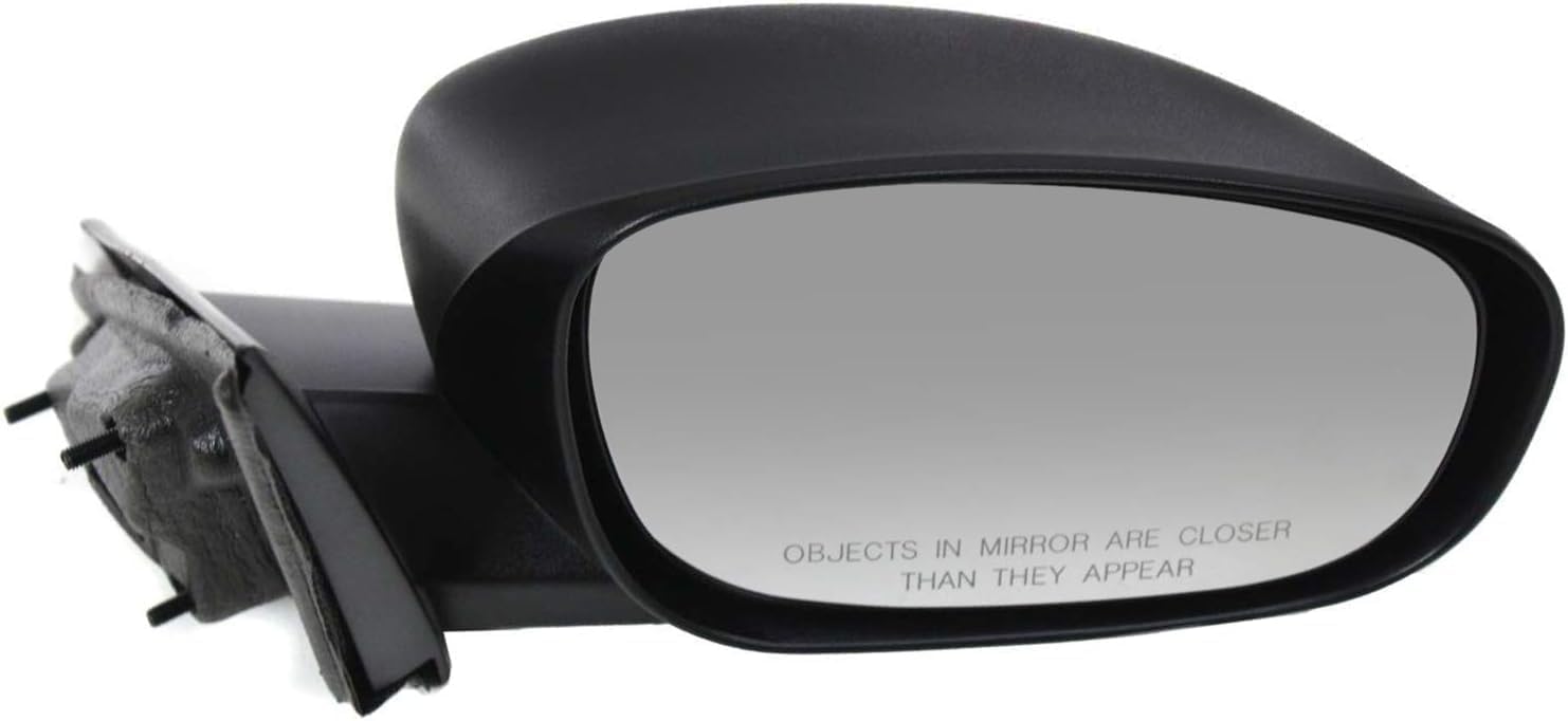 Front Power Mirror Non-Folding Textured Right Passenger Side Direct Replacement Compatible With 2006-2010 Dodge Charger / 2007-2010 Chrysler 300 CH1321230 CH1321294 4805980AI-PFM