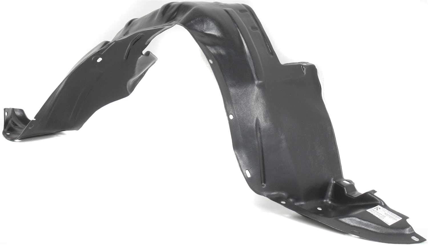 Front Fender Liner Right Passenger Side Direct Replacement Compatible With 2001-2003 Mazda Protege MA1249112 B30D56131A