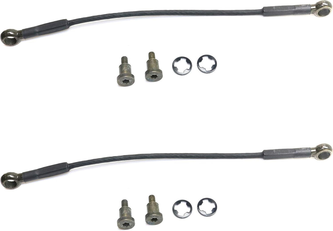 Rear Tailgate Support Cable Left Driver & Right Passenger Side Direct Replacement Compatible with 2006-2014 Honda Ridgeline 74910SJCA01