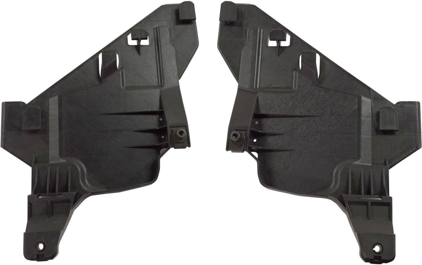 Set of 2 Front Head Light Bracket Plastic Left Driver & Right Passenger Side Direct Replacement Compatible with 2013-2017 Audi Q5 / SQ5 AU2509107 AU2508107 8R0941454A 8R0941453A