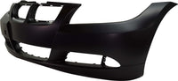 Front Bumper Cover Primed Direct Replacement Compatible With 2006-2008 BMW 3-Series BM1000180 51117140859
