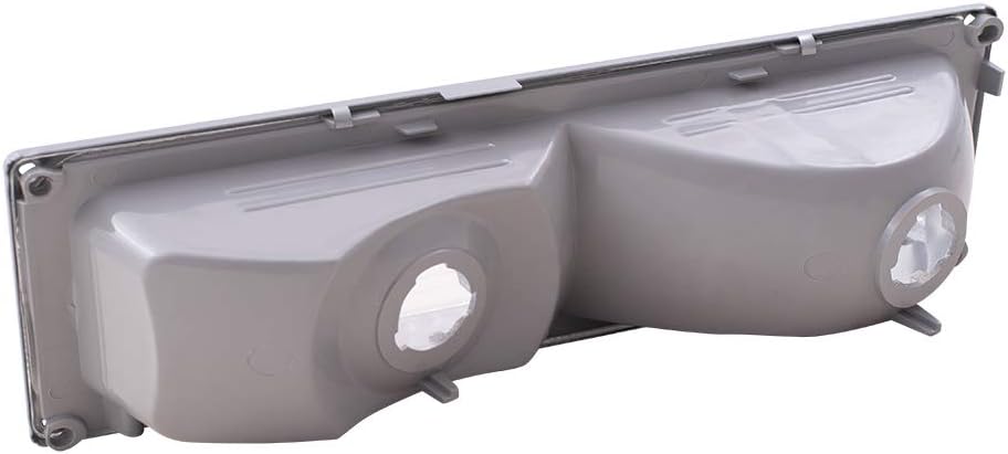Front Signal Lamp Lens & Housing Left Driver Side Direct Replacement Compatible With 1990-1993 Chevrolet And GMC C/K Series GM2520108 5975423