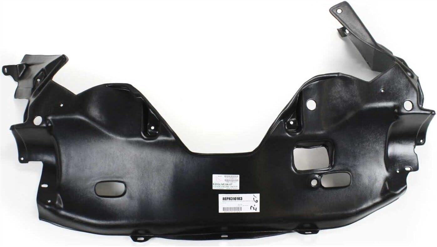 Front Engine Splash Shield Under Cover Direct Replacement Compatible with 2006-2011 Honda Ridgeline HO1228121 74111SJCA01