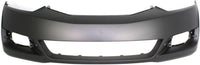 Front Bumper Cover Primed + Upper Grille Textured Shell & Insert Direct Replacement Compatible With 2009-2011 Honda Civic HO1000262 HO1200199 04711SVAA80ZZ 71121SVAA50
